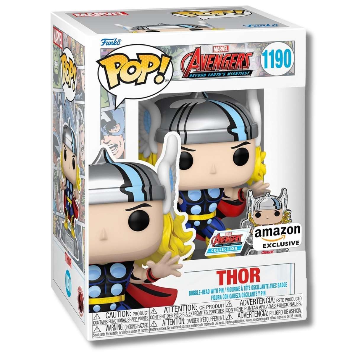 Funko Pop! & Pin Thor 1190 Caja