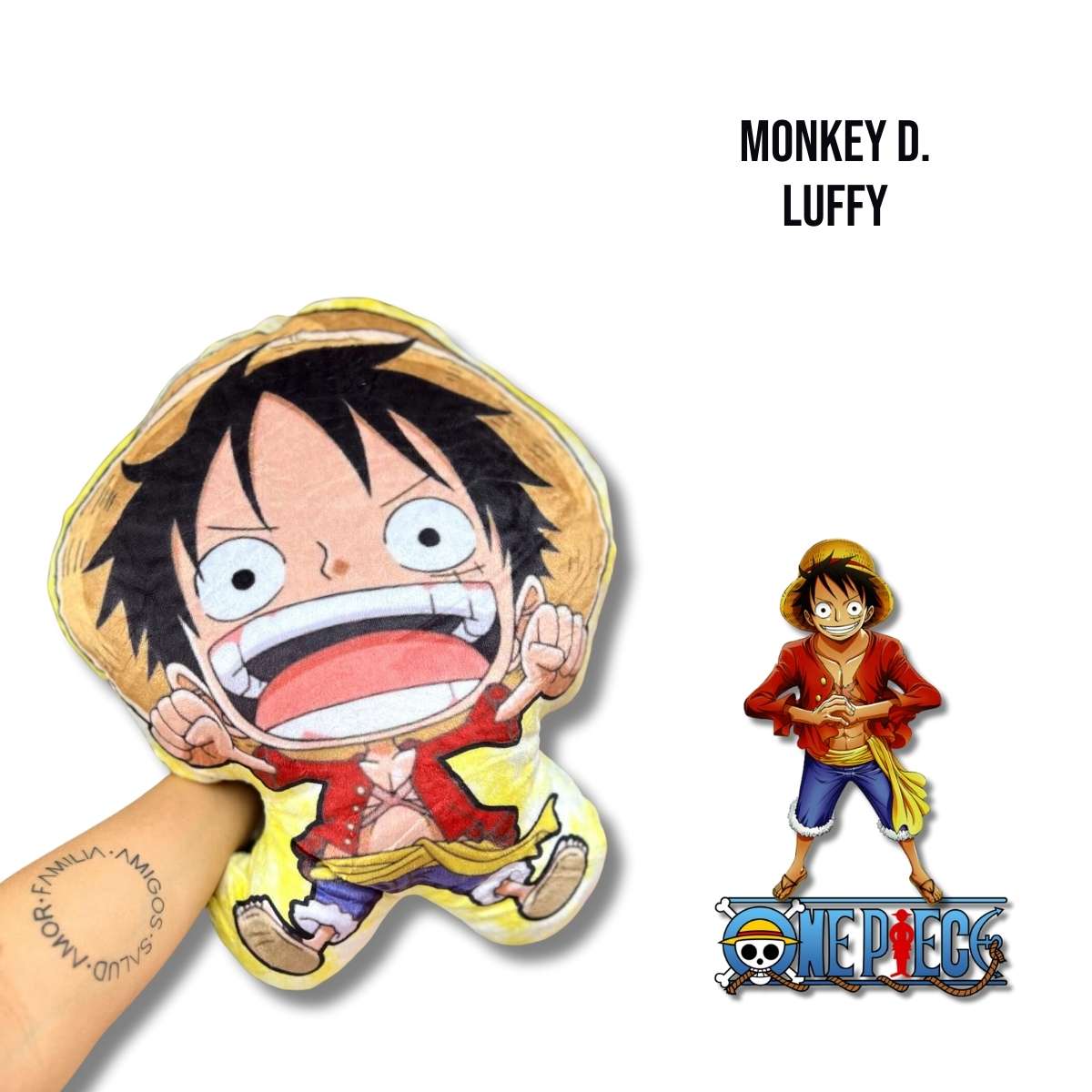 Cojín One Piece Monkey D. Luffy 44 CM