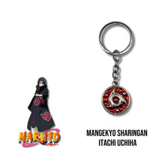 Llavero Metálico Mangekyo Sharingan Itachi Uchiha