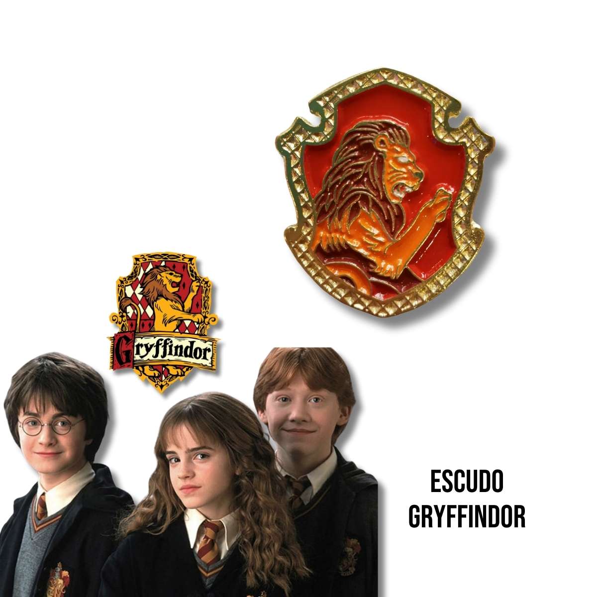 Pin Metálico Escudo Gryffindor