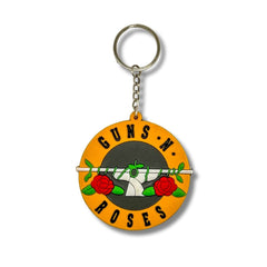 Llavero PVC Doble Cara Guns N' Roses Circulo