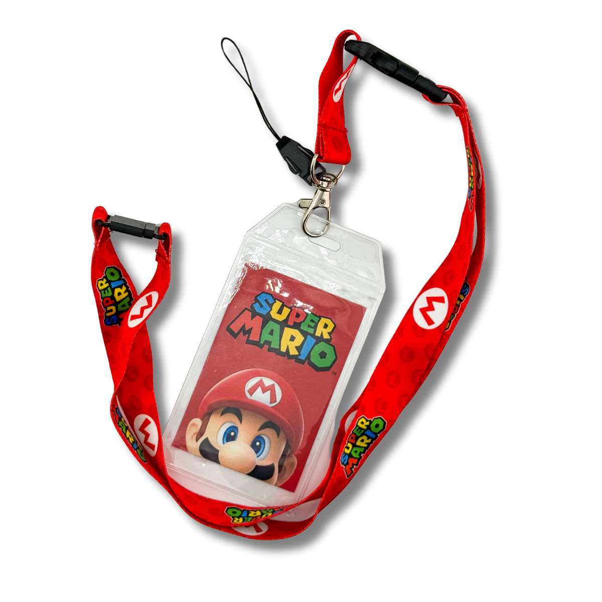 Porta Carnet Cinta Super Mario Rojo