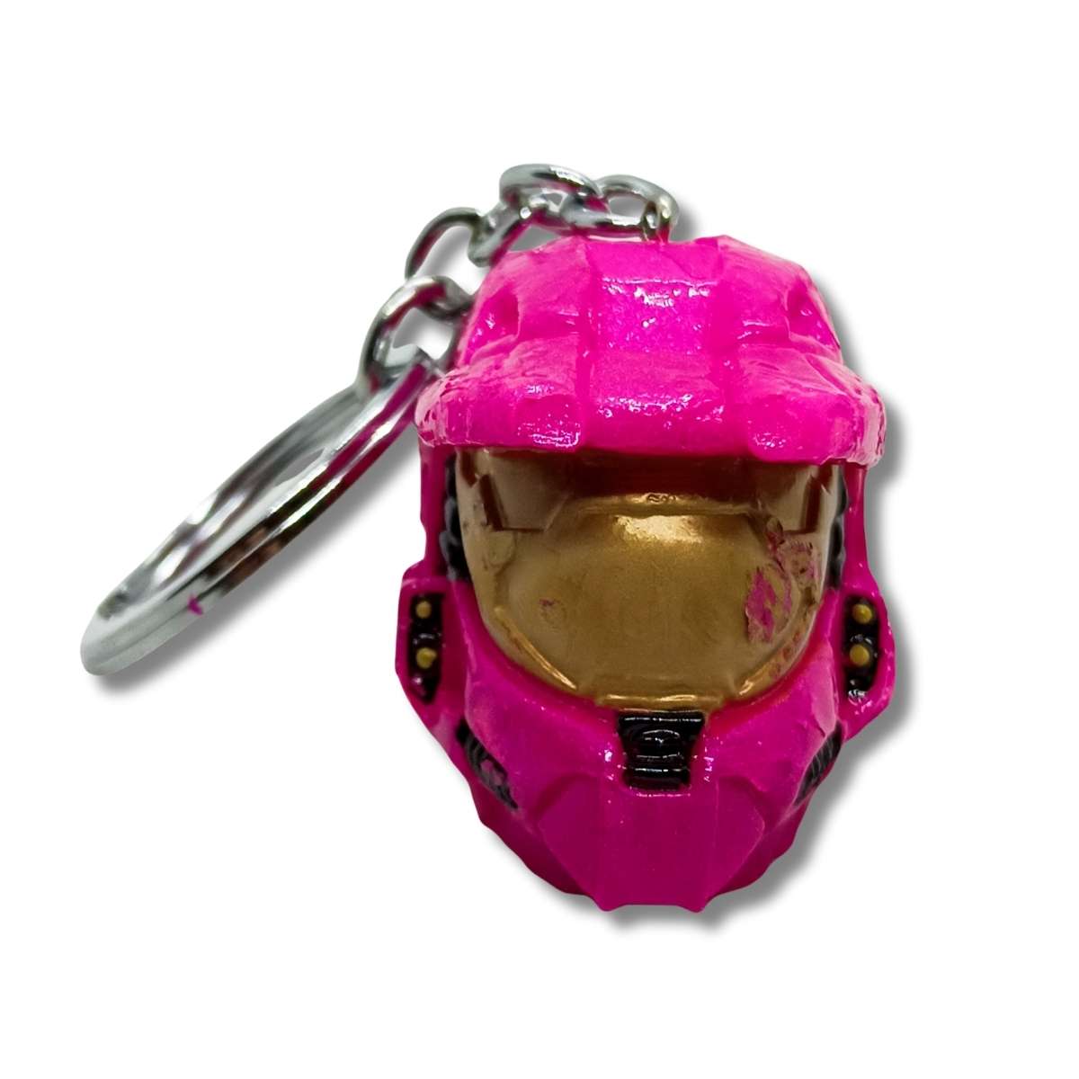 Llavero Casco Halo Fucsia tamaño pequeño