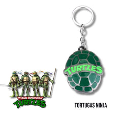 Llavero Metálico Tortugas Ninja