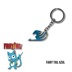 Llavero Metálico Fairy Tail Azul