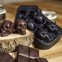 Molde Calavera Chocolate