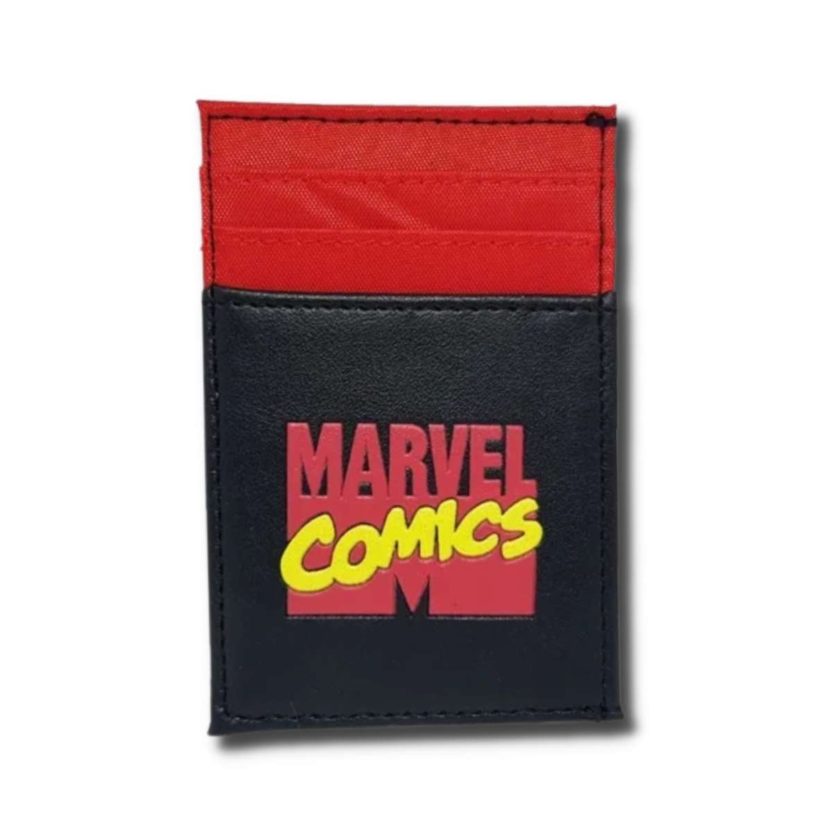 Porta Documentos color rojo y negro Marvel Comics