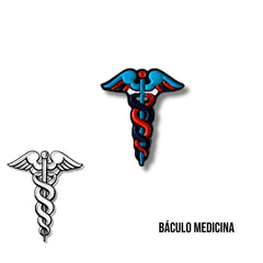 Pin Metálico Báculo Medicina
