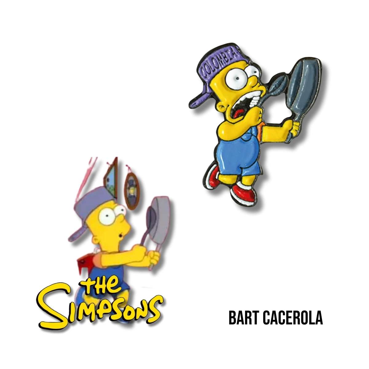 Pin Metálico Bart Cacerola