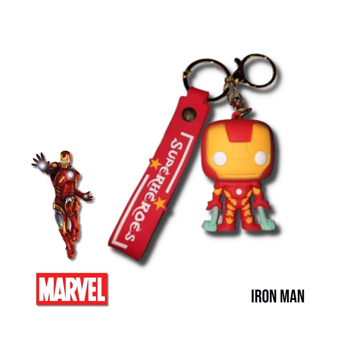 Llavero o Colgante Mochila Cute Iron Man