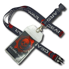 Porta Carnet Cinta tonalidad negro Gears of War