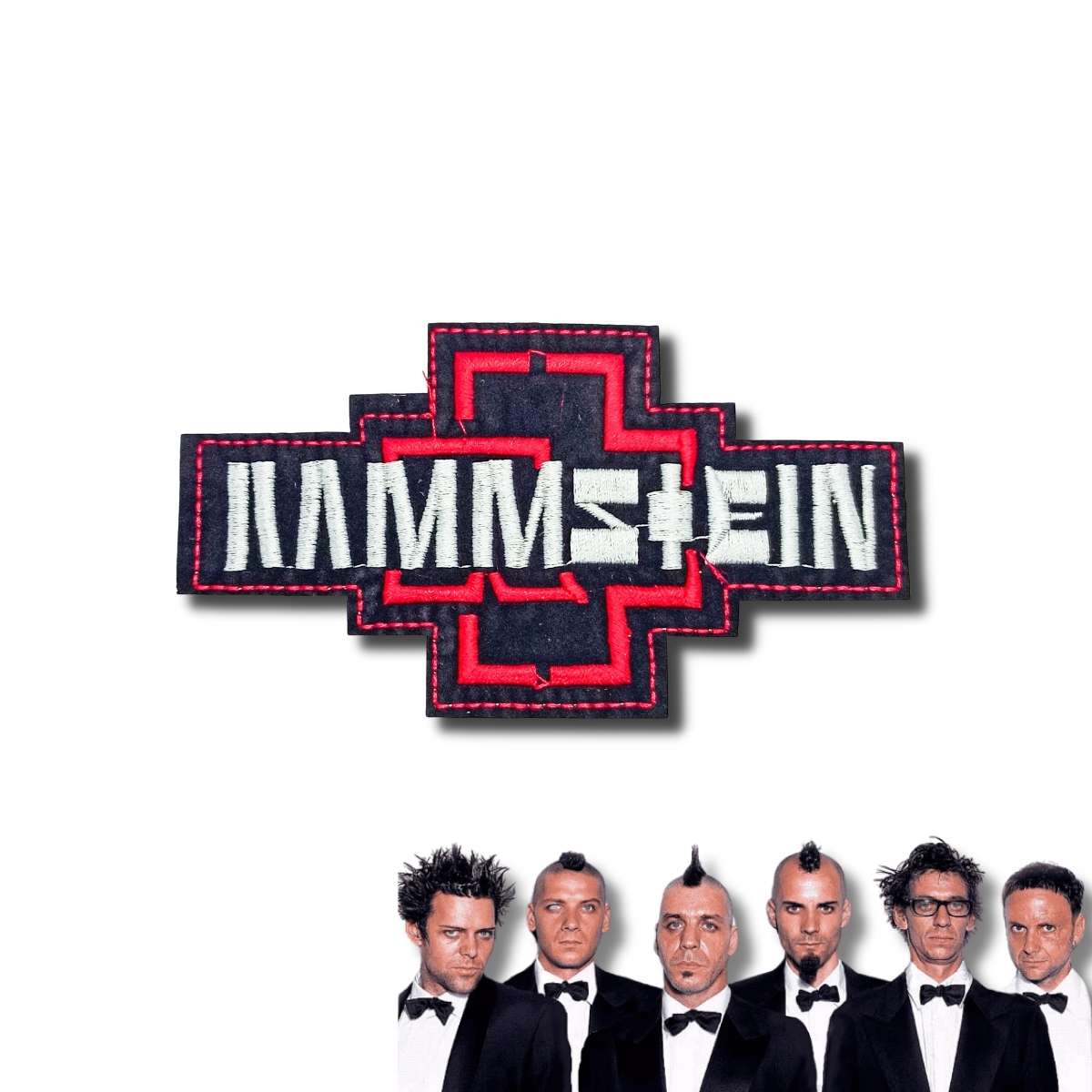 Parche Bordado para Planchar Rammstein