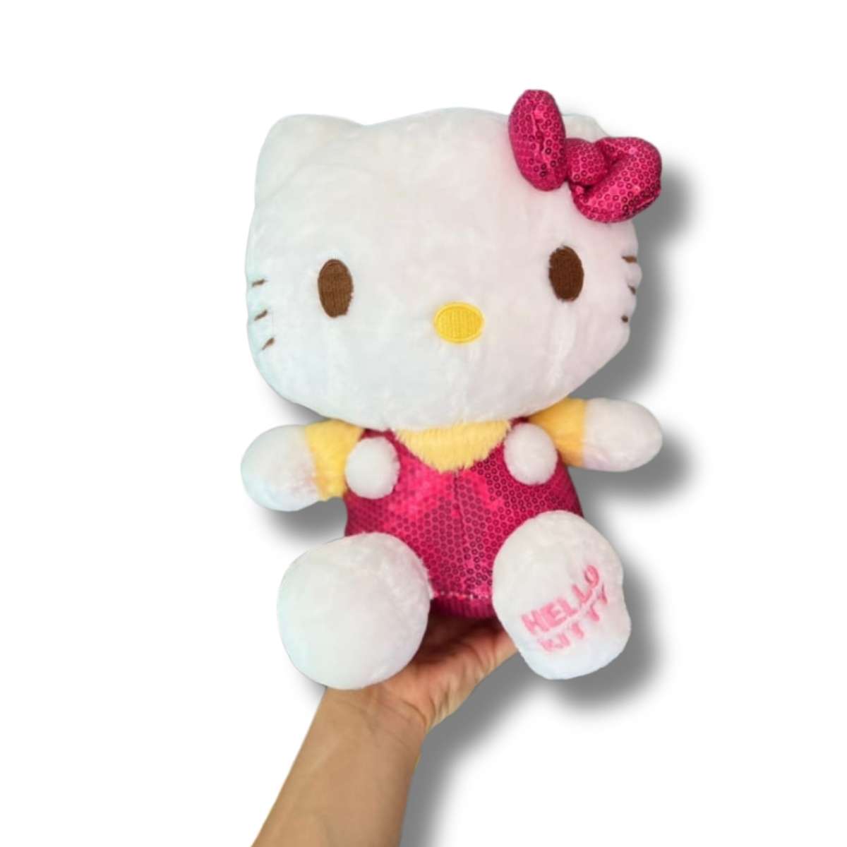 Peluche Hello Kitty 27 CM Vestido Rosado