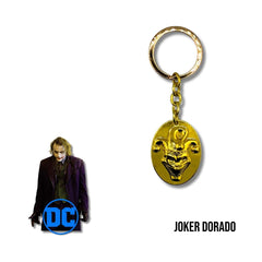 Llavero Metálico Joker Dorado
