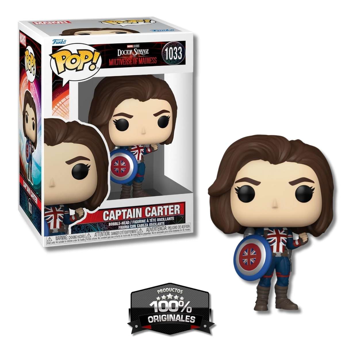 Funko Pop! Capitana Carter 1033