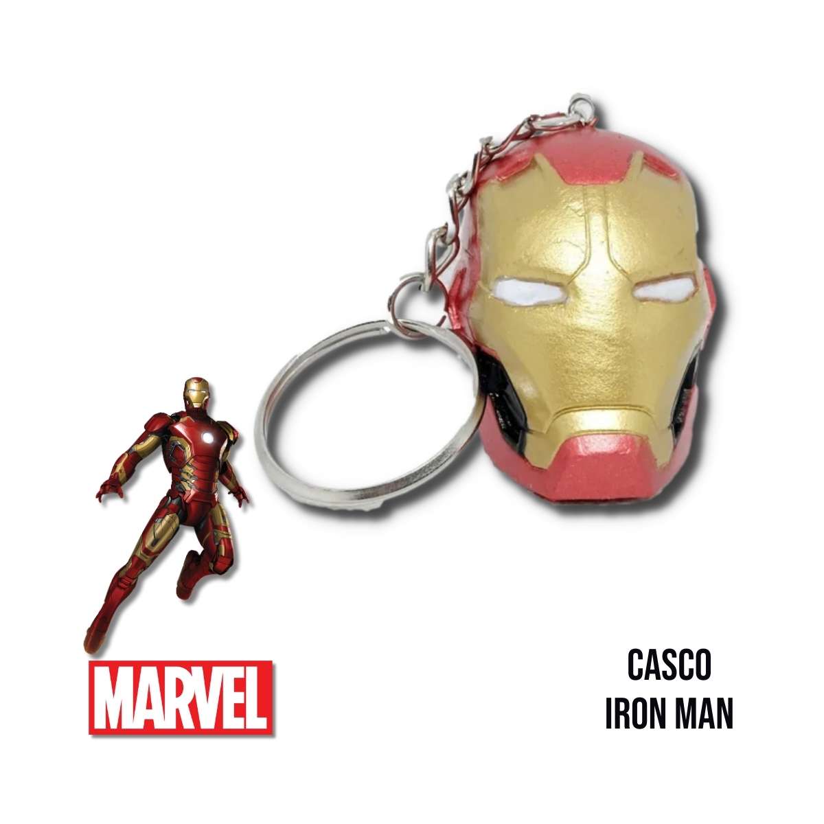 Llavero Cabeza Iron Man