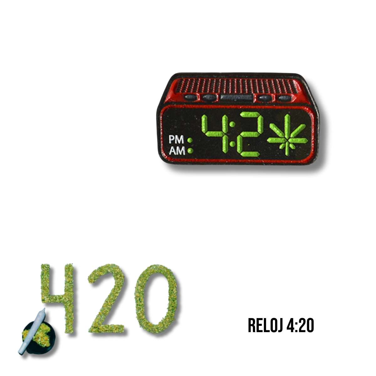 Pin Metálico Reloj 4:20