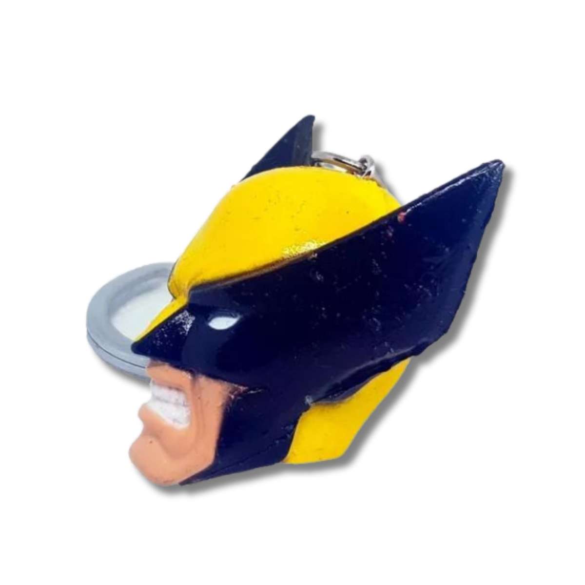 Llavero Cabeza Wolverine Angulo Derecho