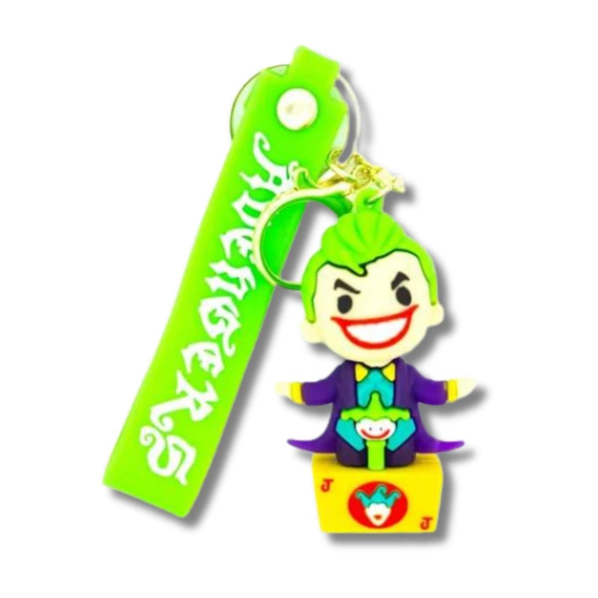 Llavero o Colgante Mochila Cute Joker Caja de Sorpresa Verde