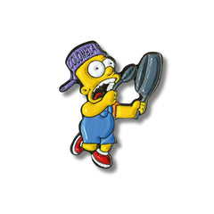 Pin Metálico Bart Cacerola Gritando