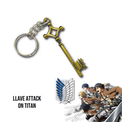 Llavero Metálico Llave Attack on Titan