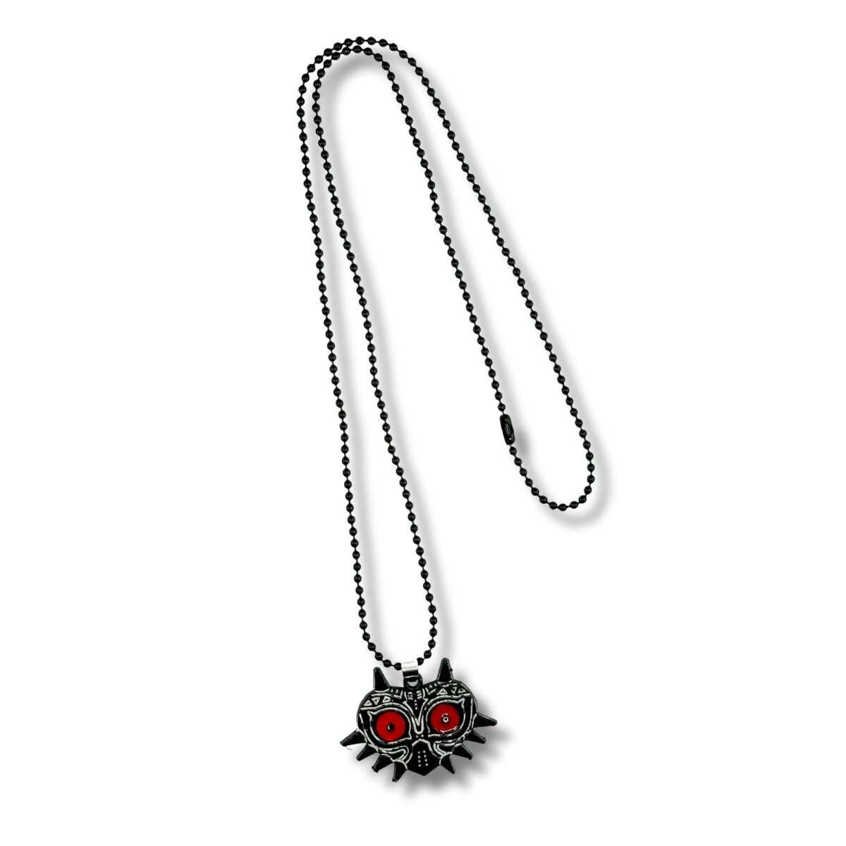 Collar Majoras Mask Negro Ojos Rojos