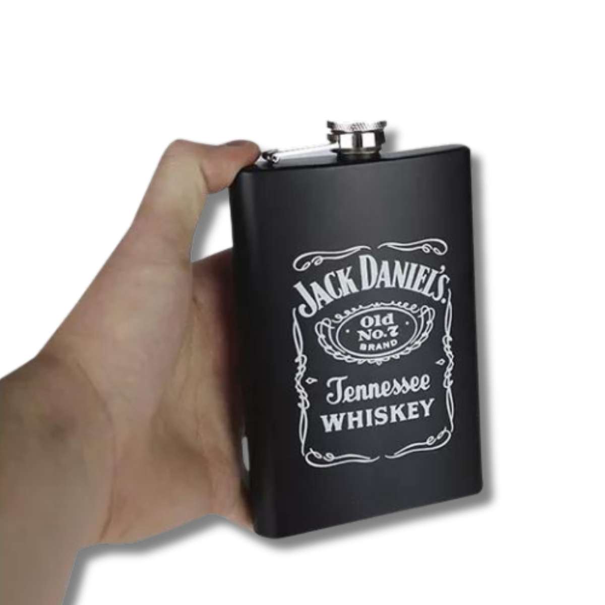 Whiskera + 4 Copas Jack Daniels Exhibido en mano