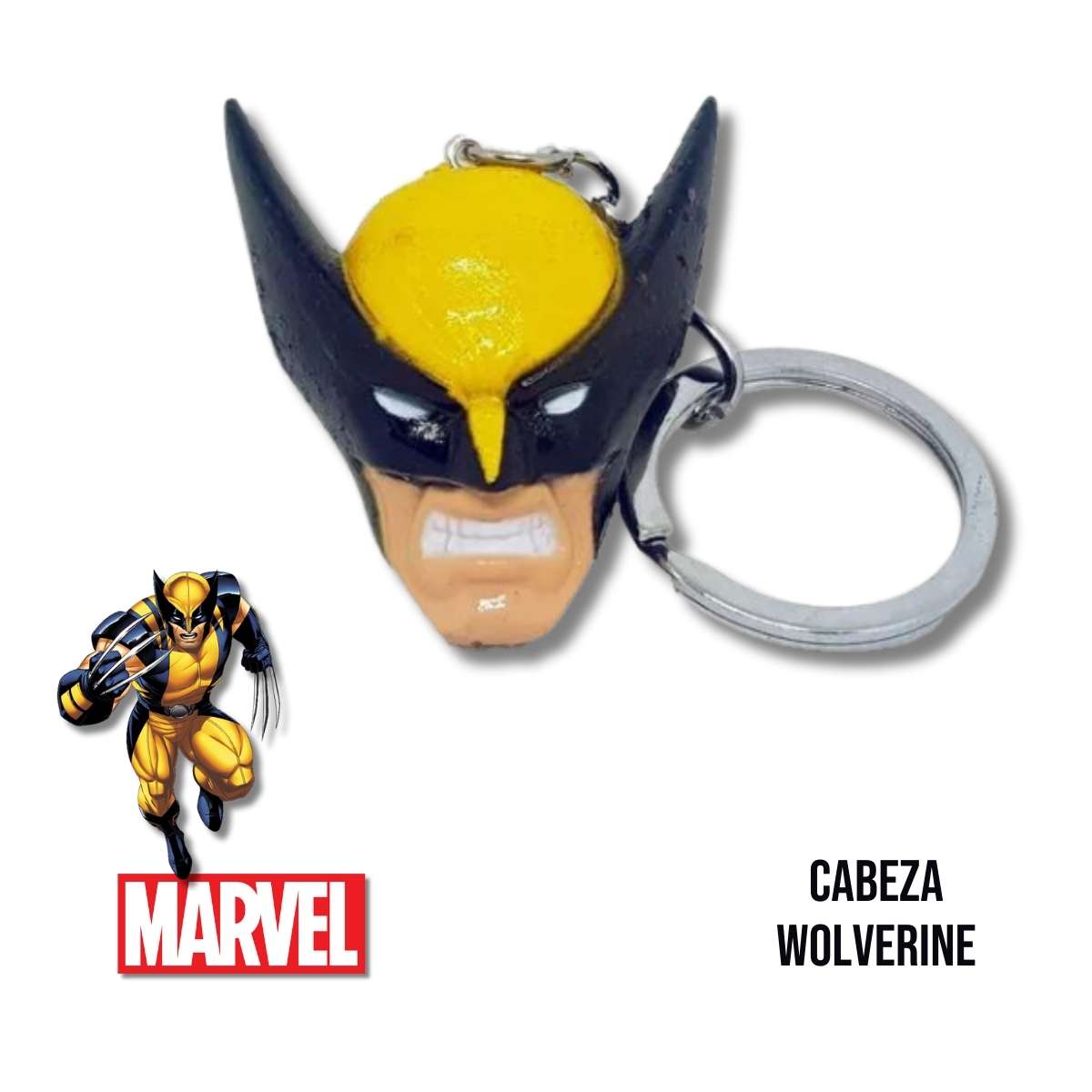 Llavero Cabeza Wolverine