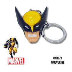 Llavero Cabeza Wolverine