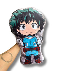 Cojín Izuku Midoriya 45 CM Fondo Gris