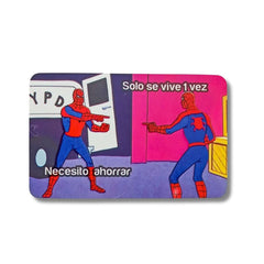 Carnet Sticker Cover Sólo se Vive una Vez Spider-Man Multicolor