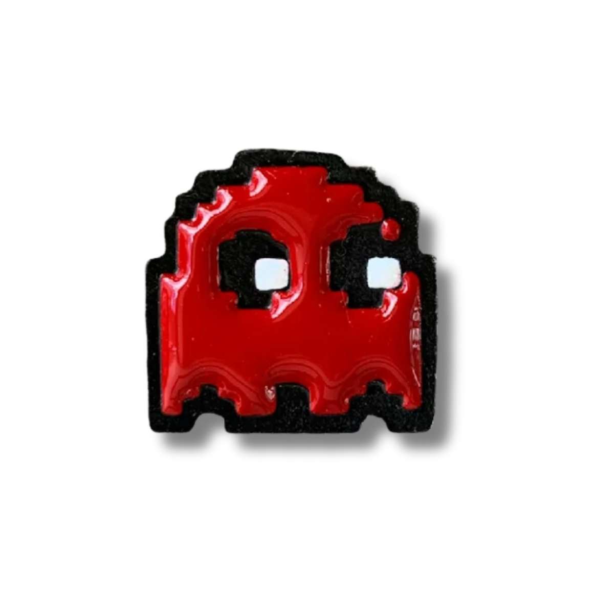 Pin Metálico Fantasma Pac-Man Rojo ojos blanco