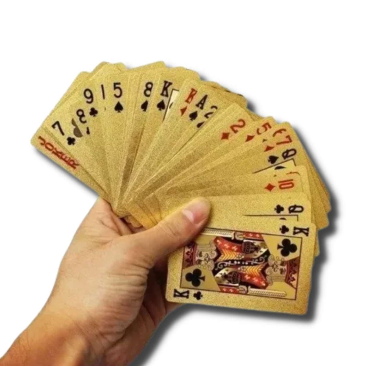 Baraja de Cartas Doradas de Lujo