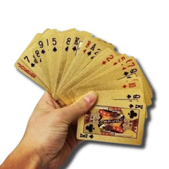 Baraja de Cartas Doradas de Lujo