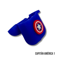 Funda Protectora AirPods 1 y 2 Capitán América 1