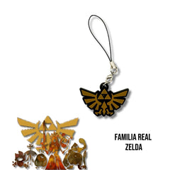 Llavero PVC Cordón Lariat Familia Real Zelda