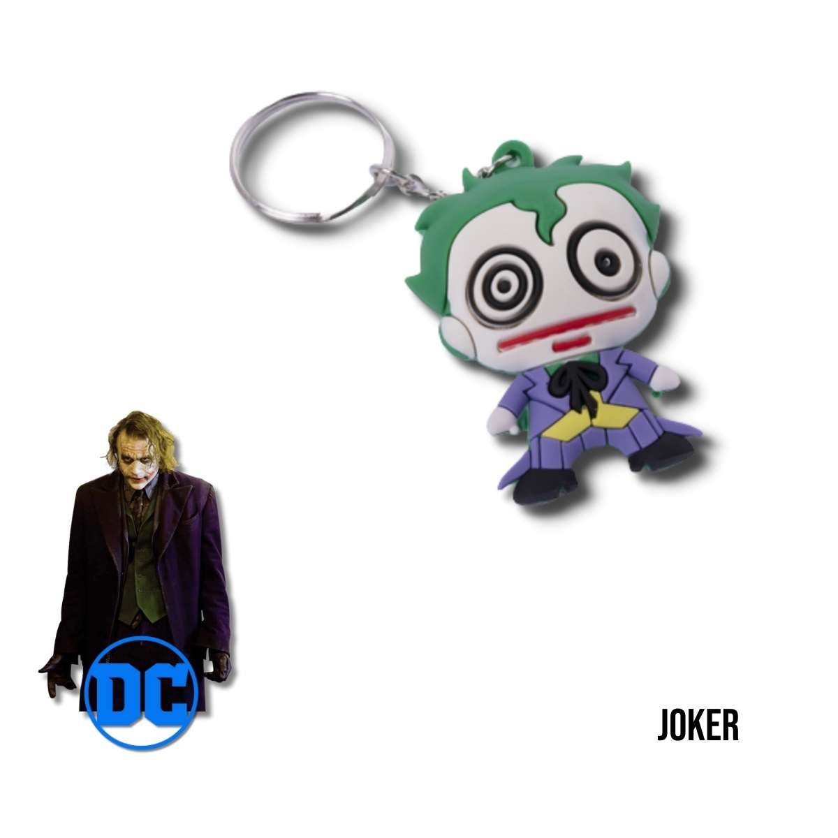 Llavero 3D PVC Joker Con imagen tematica