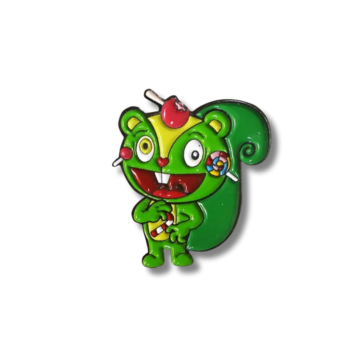 Pin Metálico Happy Tree Friends Nutty Sonriendo