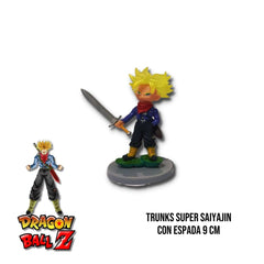 Figura Trunks Super Saiyajin con Espada 9 CM de Dragon Ball