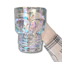 Vaso Cervecero Calavera 500 ml Tornasol (Unidad o Set x 2) Exhibido