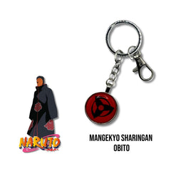 Llavero Metálico Mangekyo Sharingan Obito