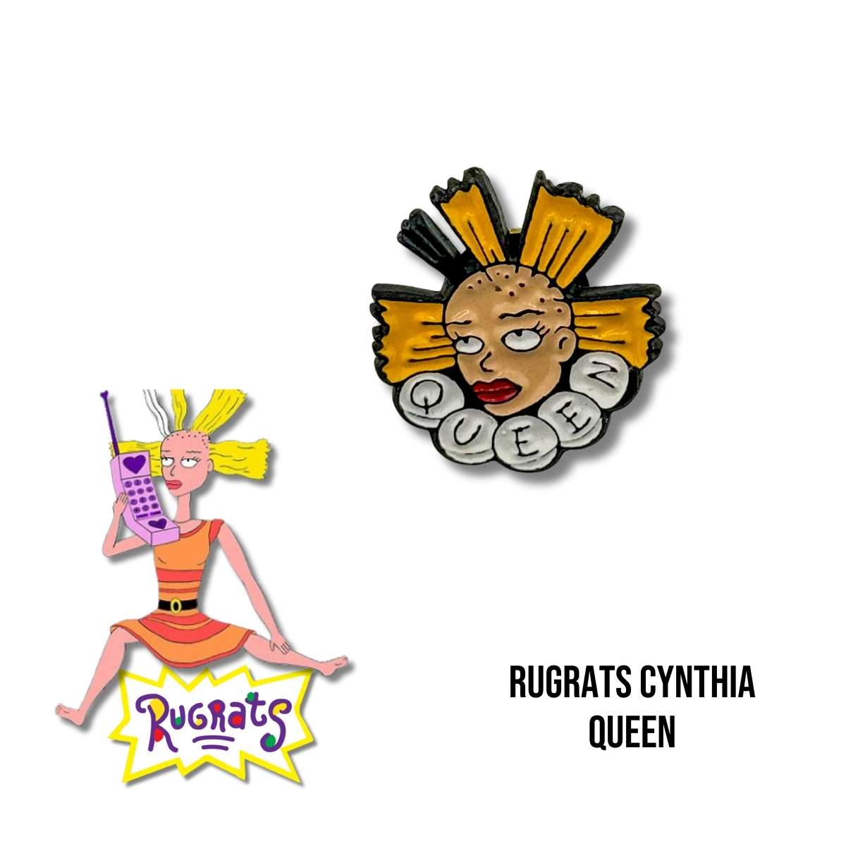 Pin Metálico Rugrats Cynthia Queen