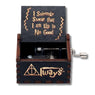 Caja Musical Harry Potter Tipo 1 Negra