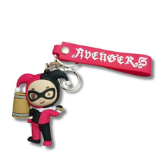 Llavero o Colgante Mochila Cute Harley Quinn Mazo Angulo Derecho