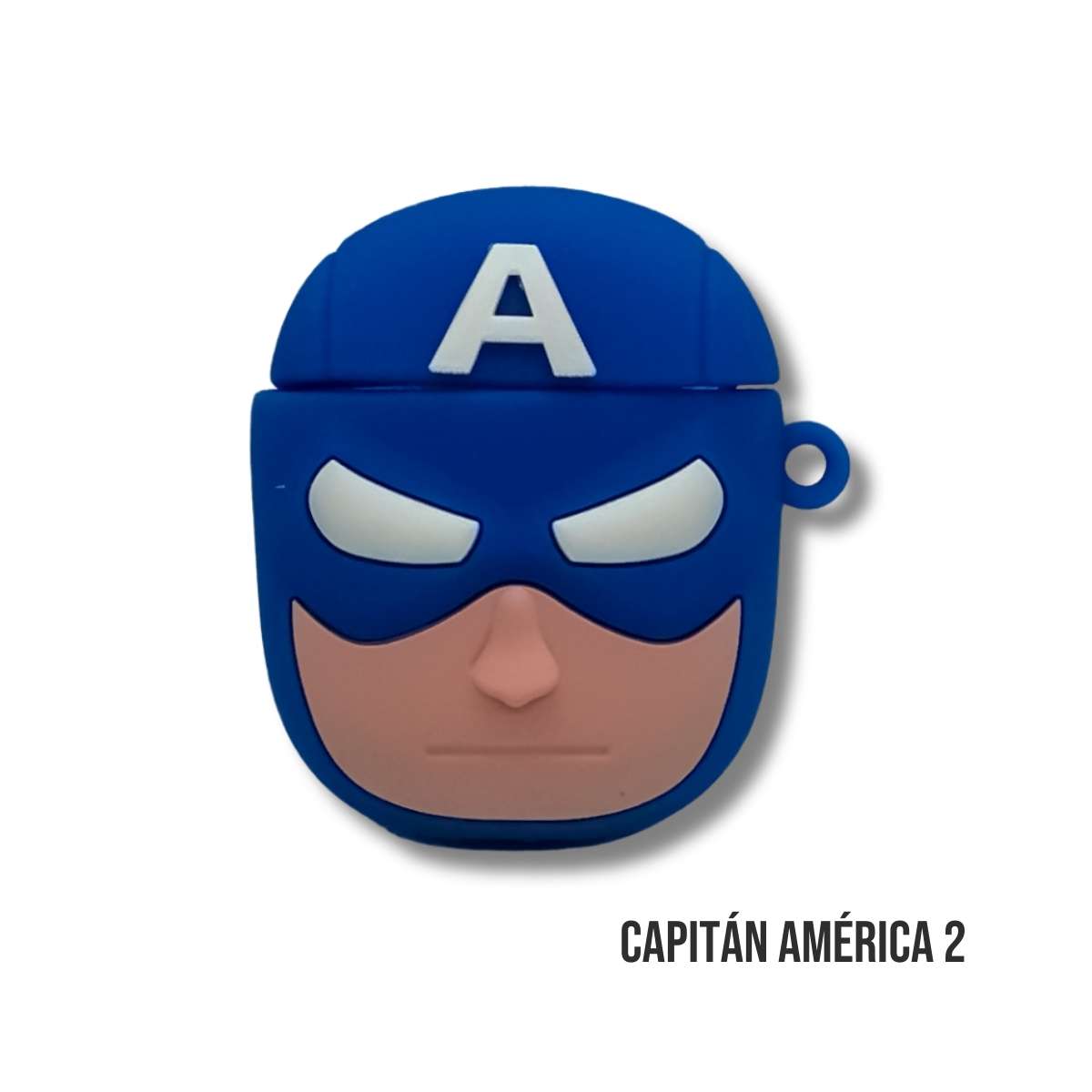 Funda Protectora AirPods 1 y 2 Capitán América 2 de Marvel