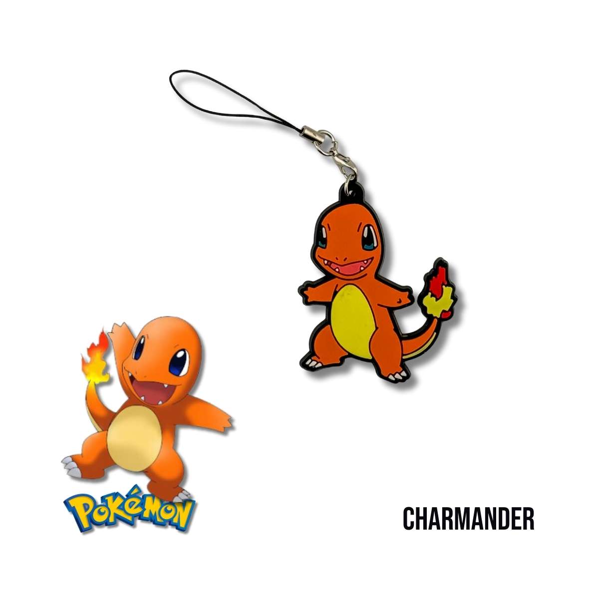 Llavero PVC Cordón Lariat Charmander