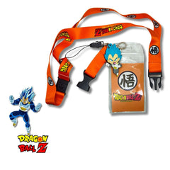 Porta Carnet Cinta Dragon Ball Vegeta Super Saiyan Blue