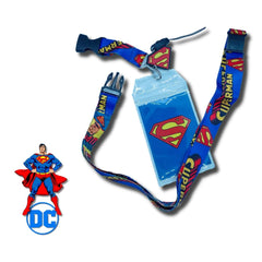 Porta Carnet Cinta Superman vista frontal