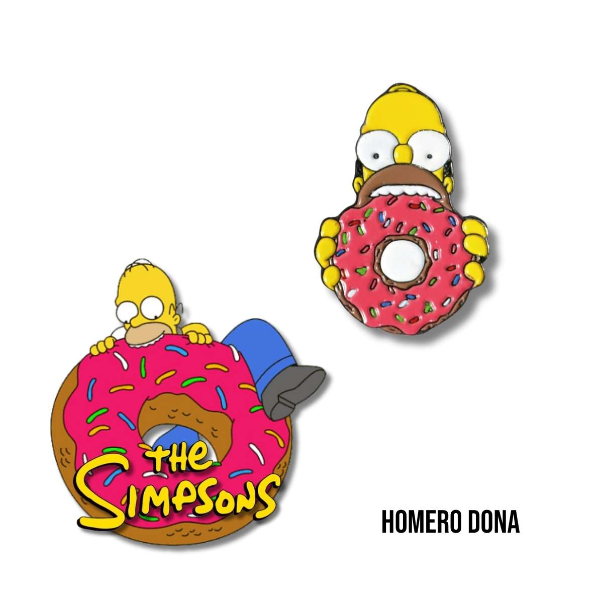 Pin Metálico Homero Dona