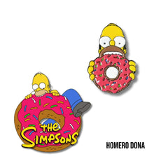 Pin Metálico Homero Dona